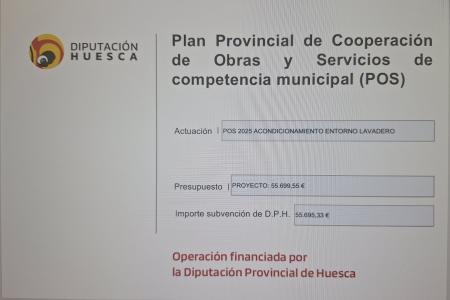 Publicidad Subvención Plan de Obras y Servicios...